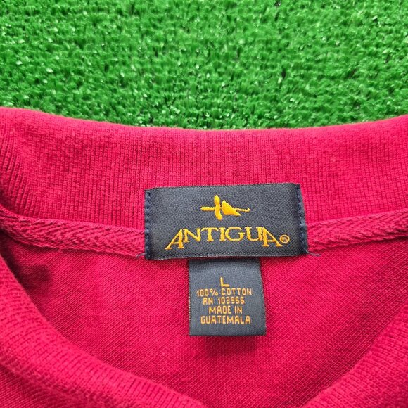 Houston Astros Polo Shirt Mens Large/XL Red Vintage Y2K MLB Baseball Sports - Picture 7 of 8